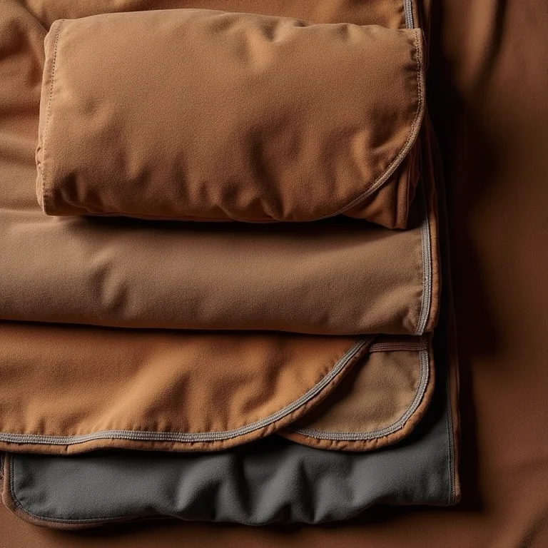 Mantas e cilha para cavalos em estilo flat lay.