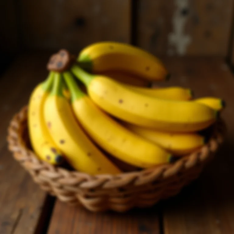 Mãos escolhendo bananas maduras para a torta.