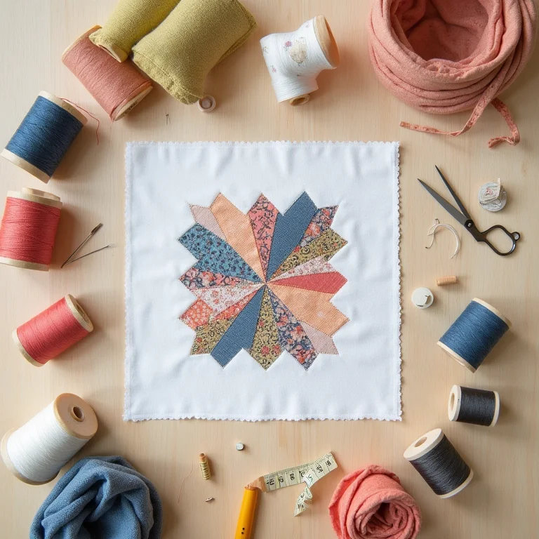 Materiais básicos para criar um tapete de retalhos