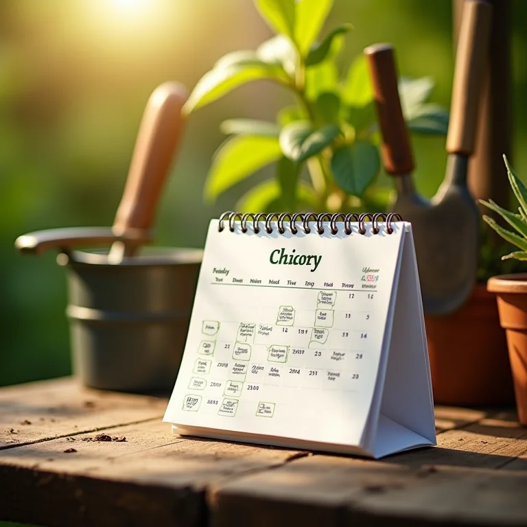 Melhor época para plantar chicória.