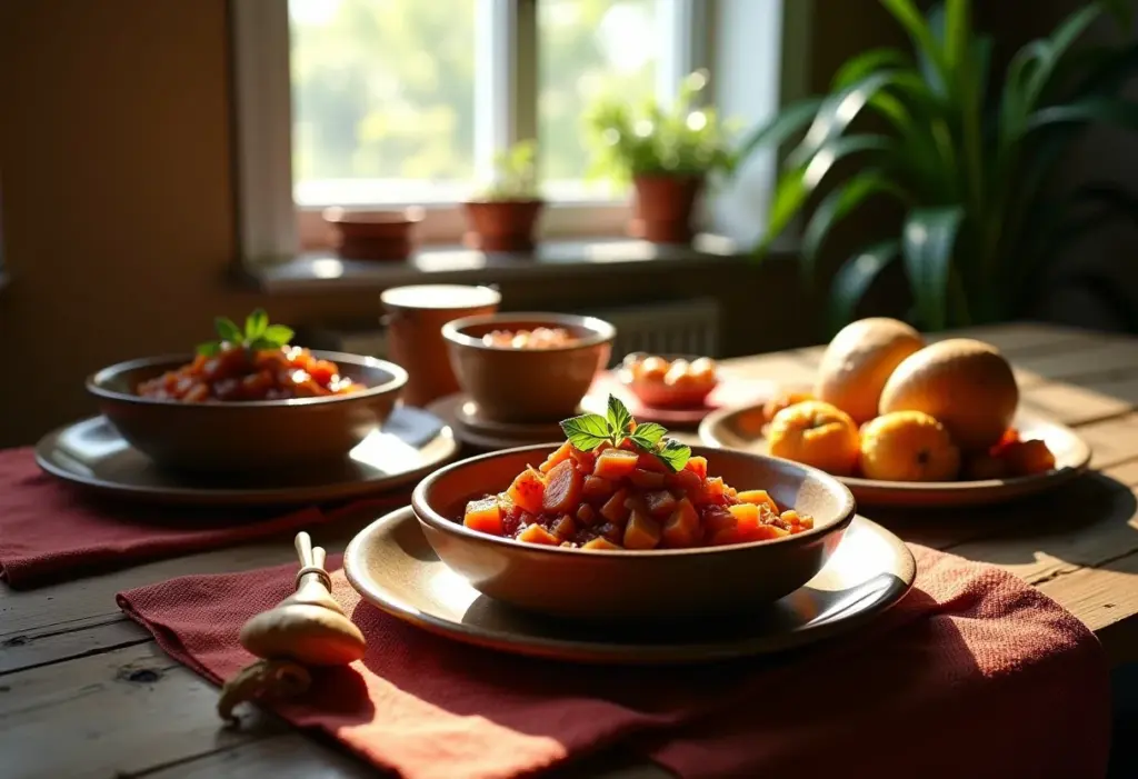 Paçoca de carne seca: receita secreta de vó, fácil e deliciosa Mesa rústica com paçoca de carne seca, prato típico do Nordeste