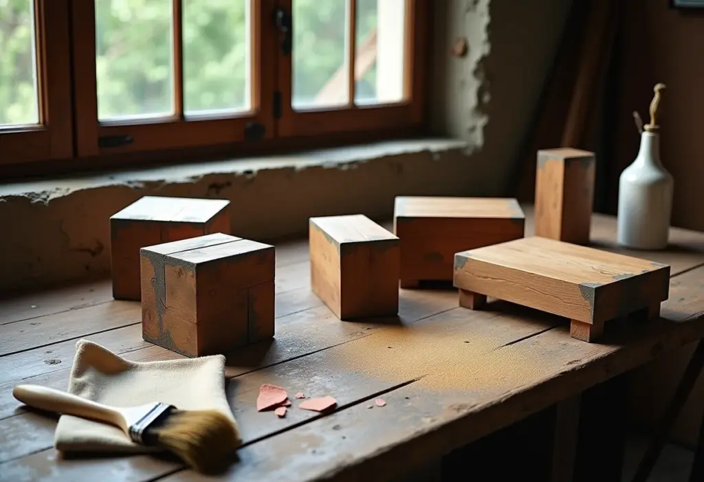 Pátina em móveis: Guia prático para um efeito envelhecido perfeito Móveis com pátina em estilo rústico colonial