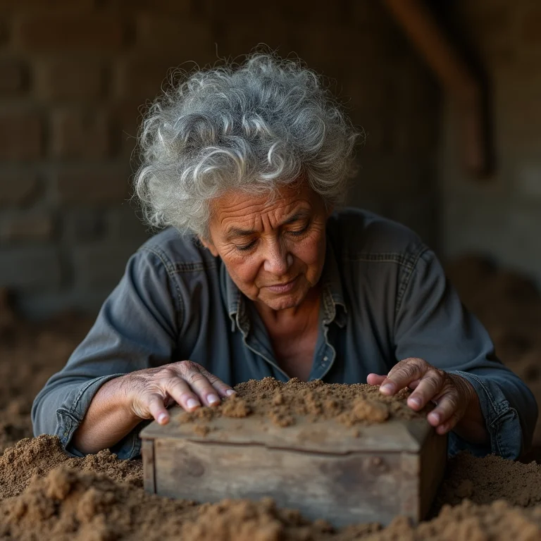Mulher negra idosa descobre tesouro em fazenda
