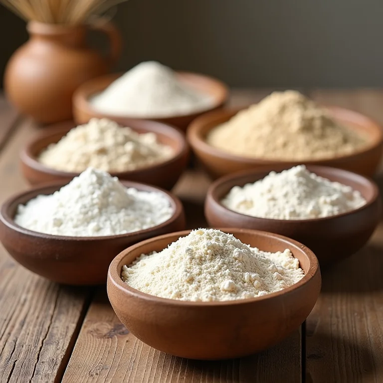 Opções de farinha de trigo para bolo