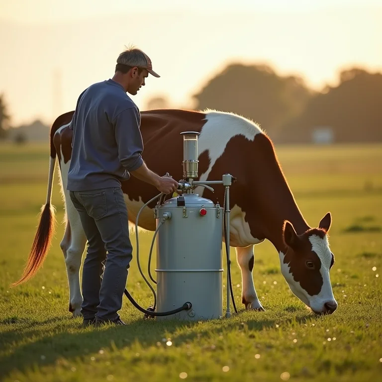 Ordenhadeira portátil: praticidade para pequenos produtores.
