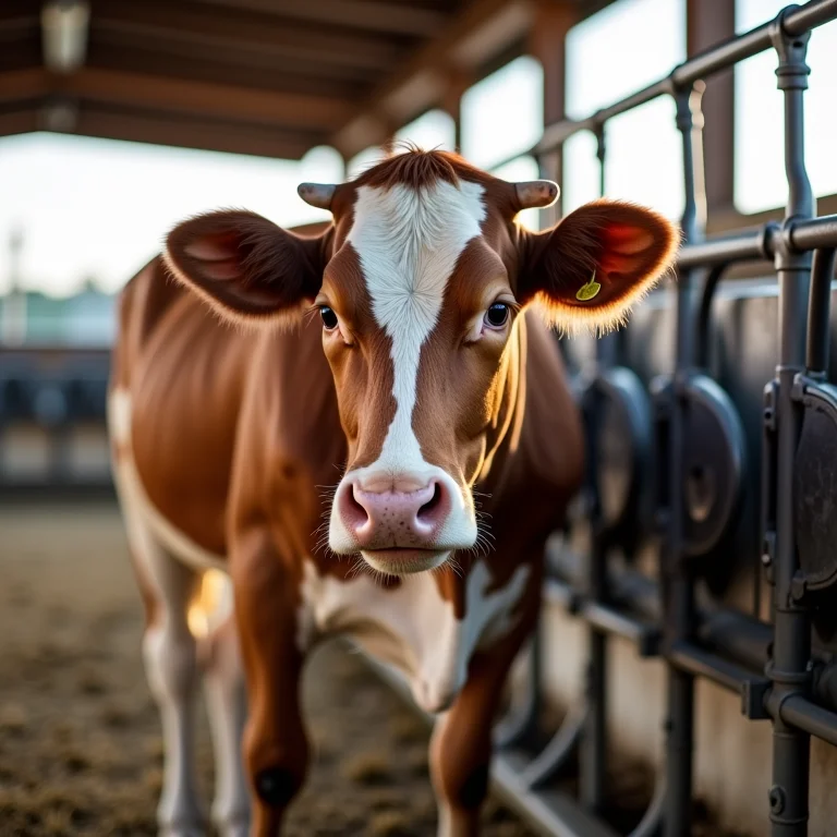 Ordenhadeira reduzindo o risco de doenças nas vacas.