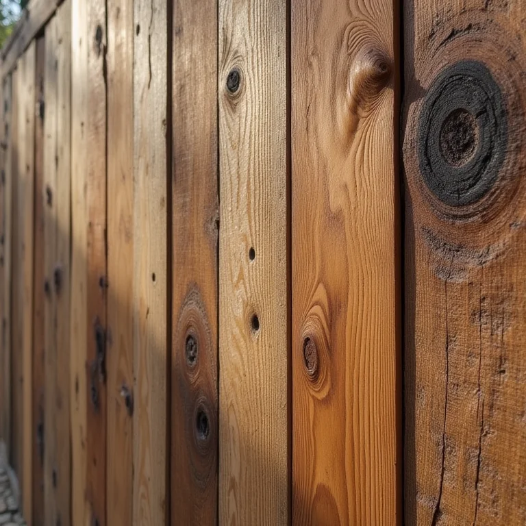 Painel de parede feito com madeira de demolição, destacando texturas e veios.