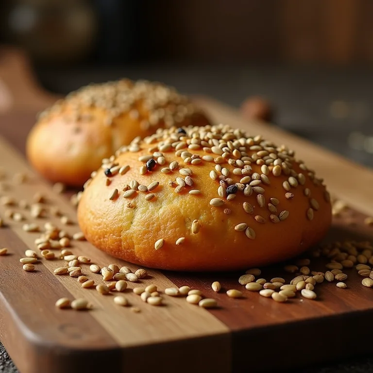 Pão de Queijo de Frigideira com Chia e Linhaça