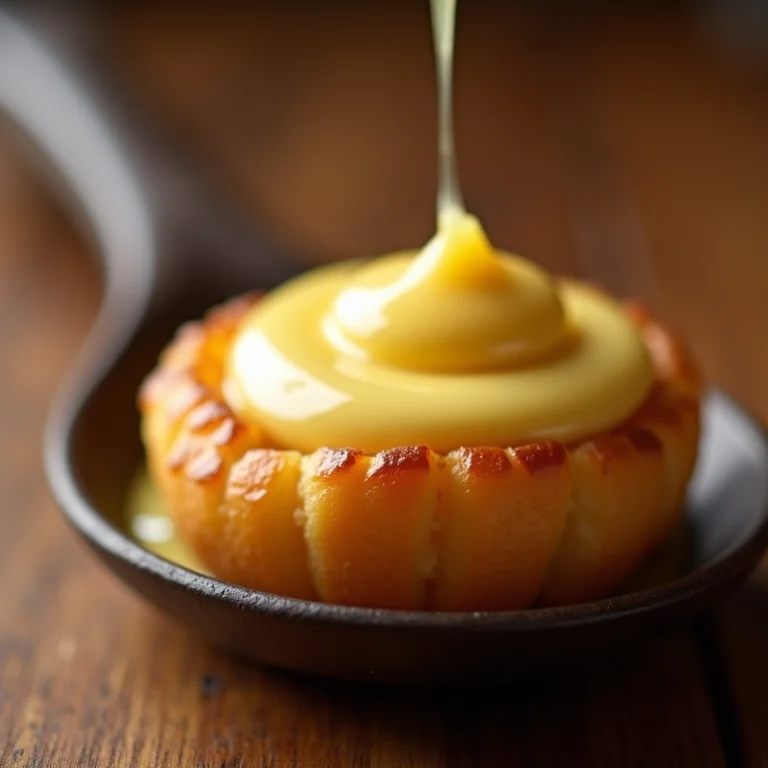 Pão de Queijo de Frigideira com Doce de Leite