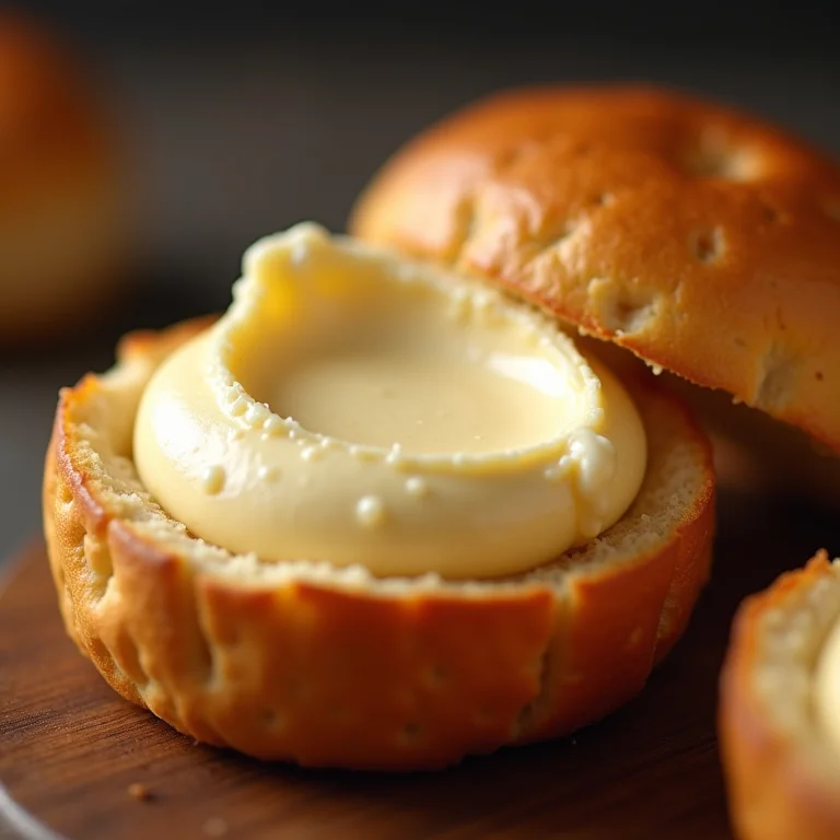 Pão de Queijo de Frigideira com Requeijão Cremoso