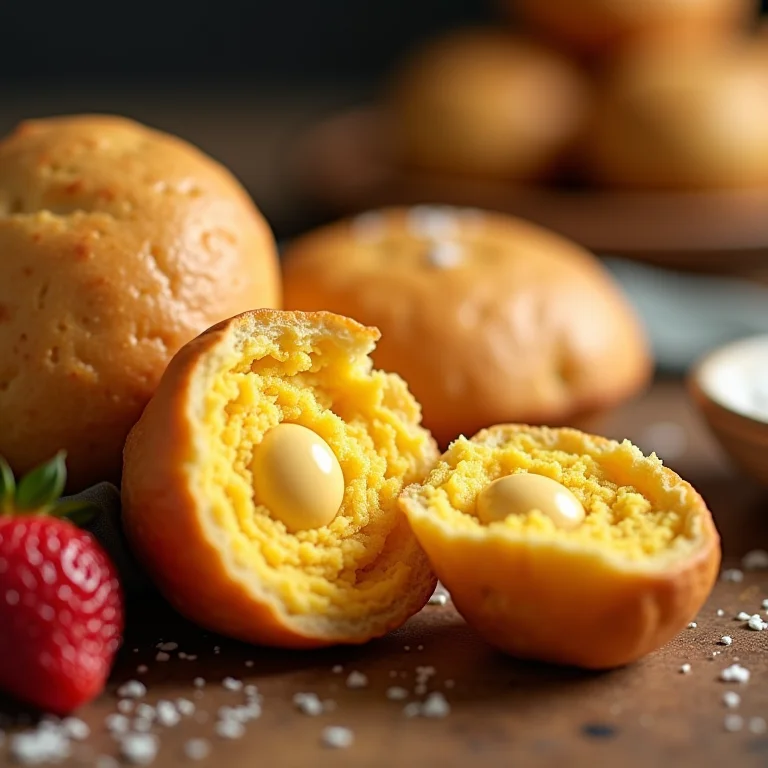 Pão de Queijo de Frigideira Vegano com Mandioquinha