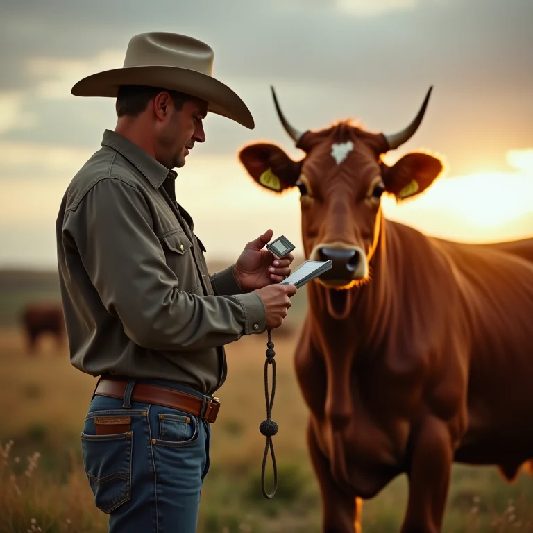 Pecuarista avaliando custo-benefício de arremate em leilão