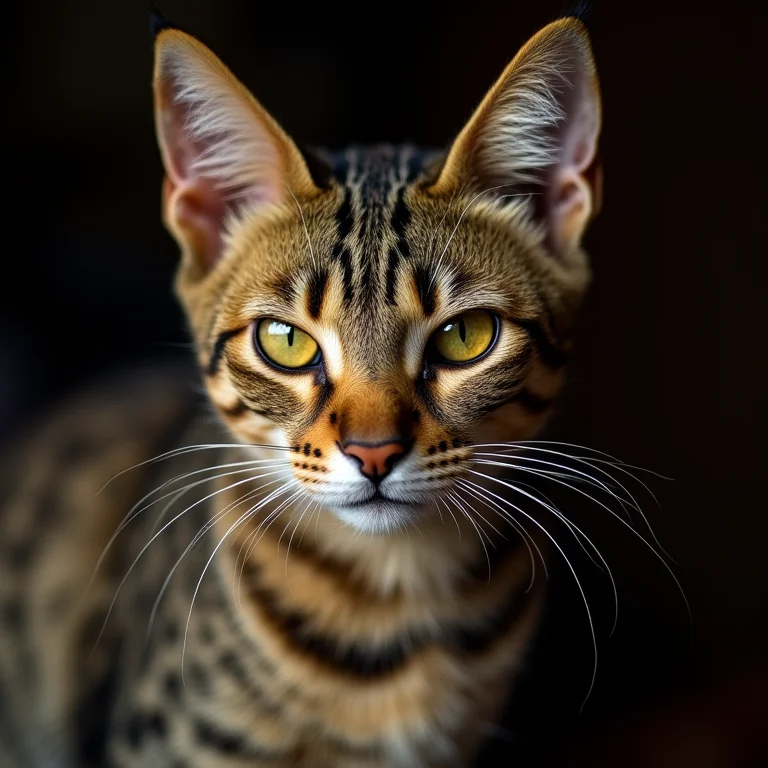 Pelagem única do Gato do Mato