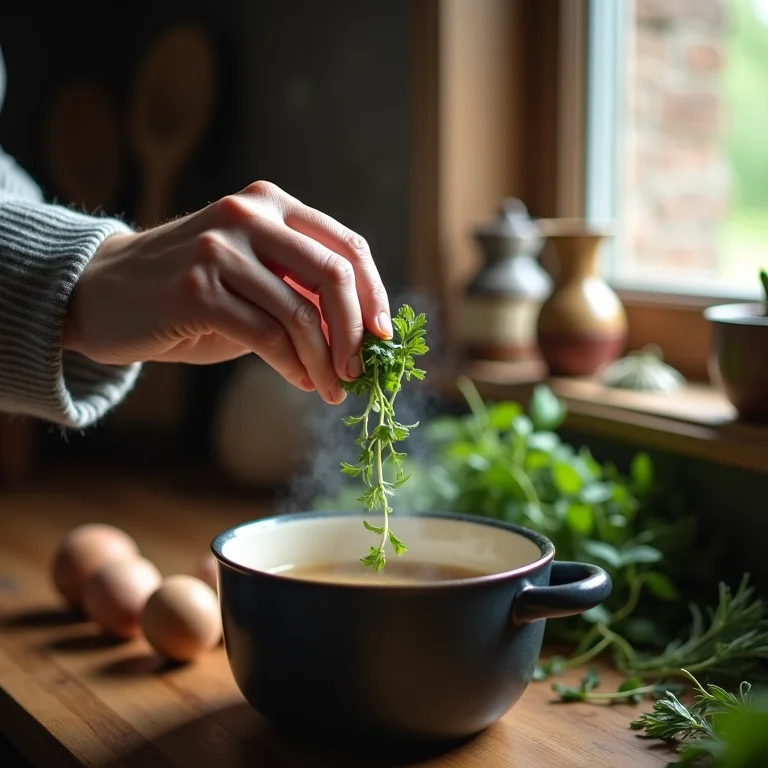 Preparo do chá de orégano para fortalecer a imunidade