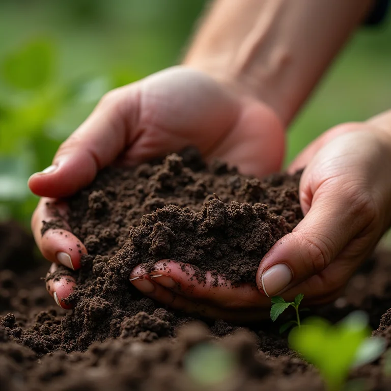 Preparo do solo para plantio de batata yacon.