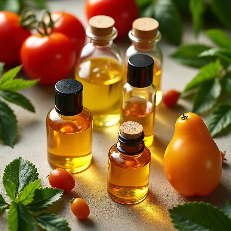 Produtos bio nematicidas naturais em um flat lay.