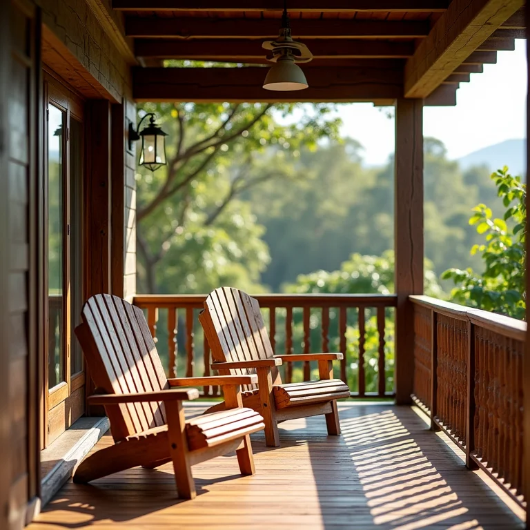 Sacada com móveis desconfortáveis, mostrando a importância do relaxamento