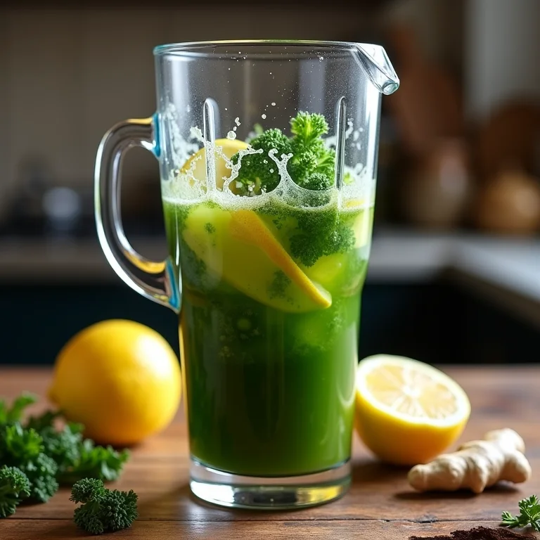 Suco de limão com couve e gengibre: A combinação perfeita!