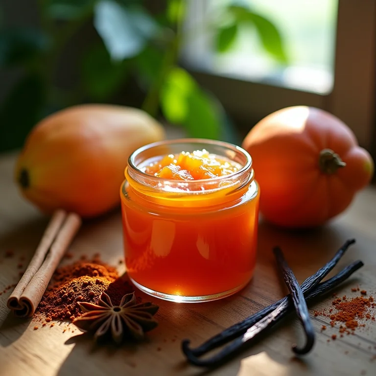 Sugestões de temperos e especiarias para o doce de mamão.