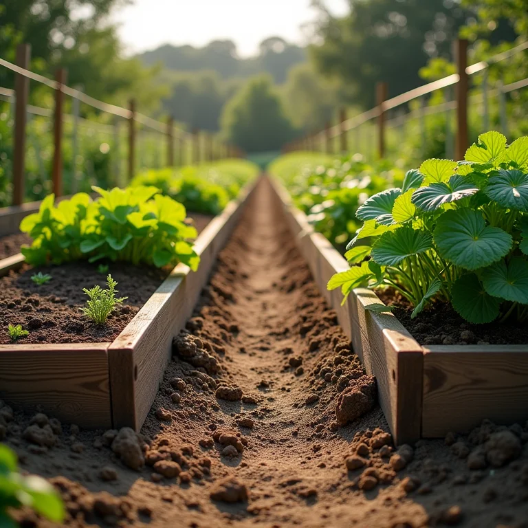 Terra bem drenada para o plantio de chicória