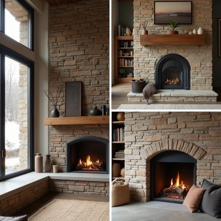 Tipos de lareiras rústicas para sala