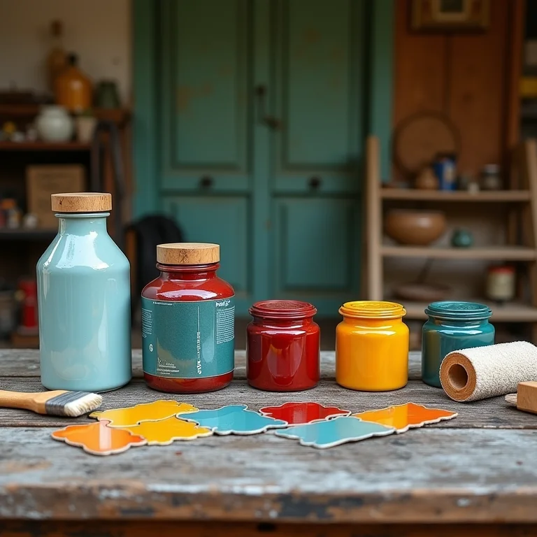 Tipos de tinta ideais para pintar azulejos.