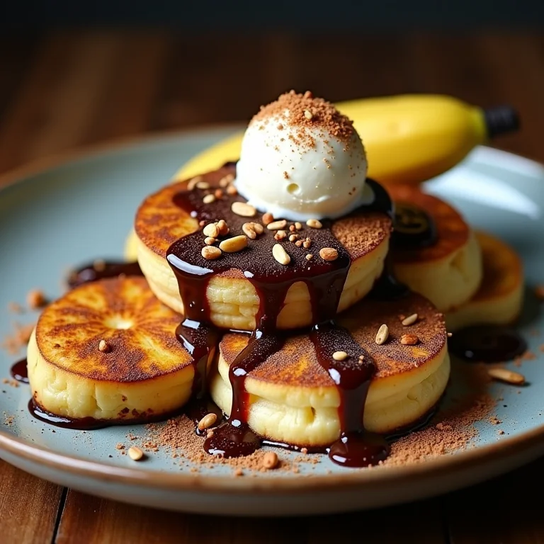 Variações de Banana Flambada.