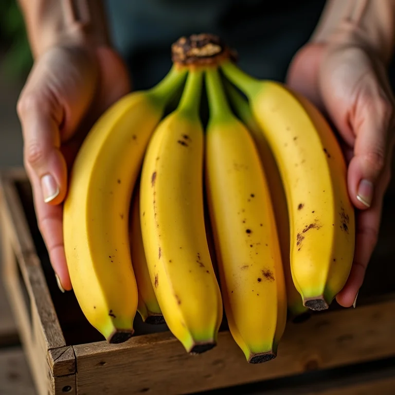 Variedade de bananas para torta cremosa.