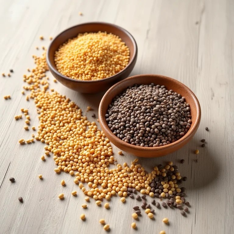 Variedade de sementes para alimentação de pássaros