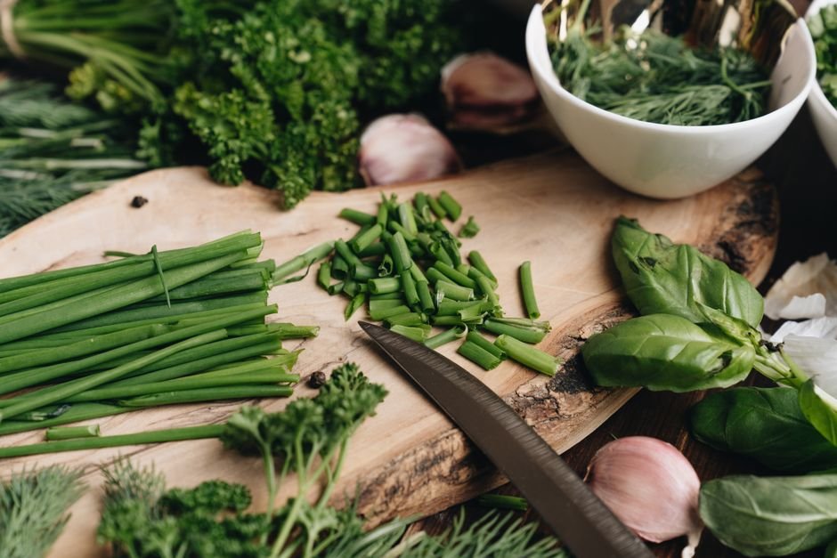 O que é a horta de salsa e cebolinha