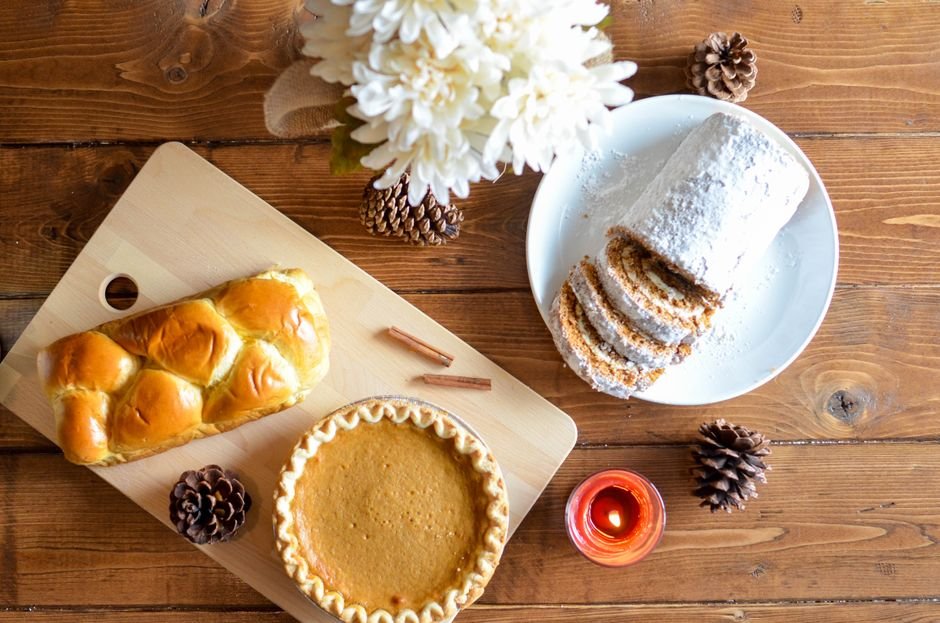 Pão de abóbora com canela